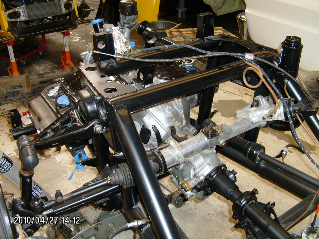 Jowett Jupiter chassis front restored