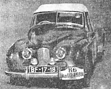 Jowett Jupiter in Lisbon Rally 1951